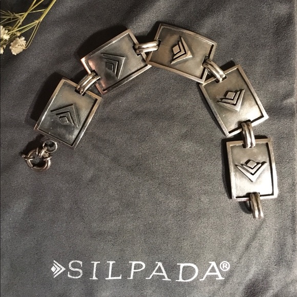 Silpada Vintage Logo Bracelet